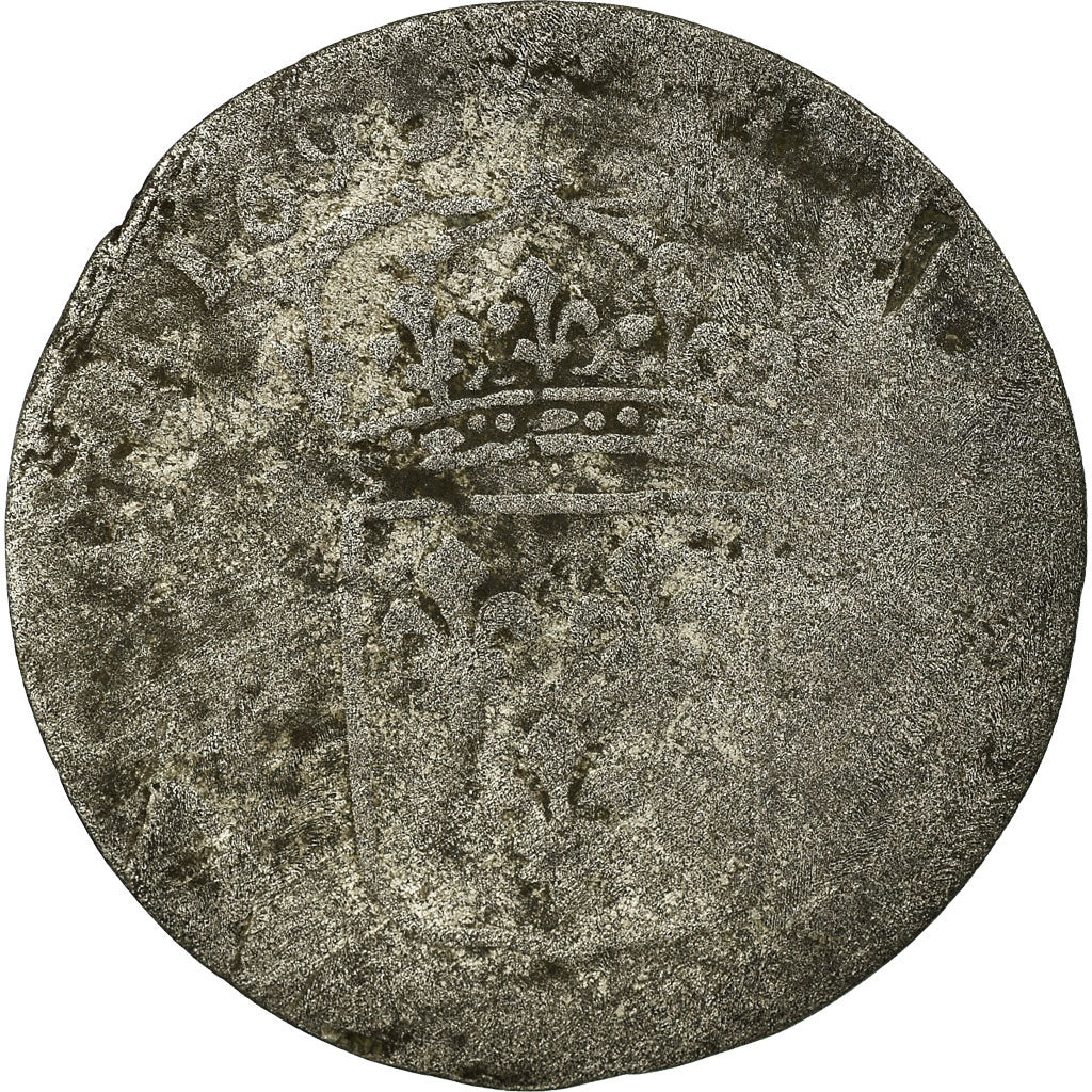 Coin, France, Louis XIV, Sol de 15 deniers ou quinzain, 15 Deniers, 1693, Rouen