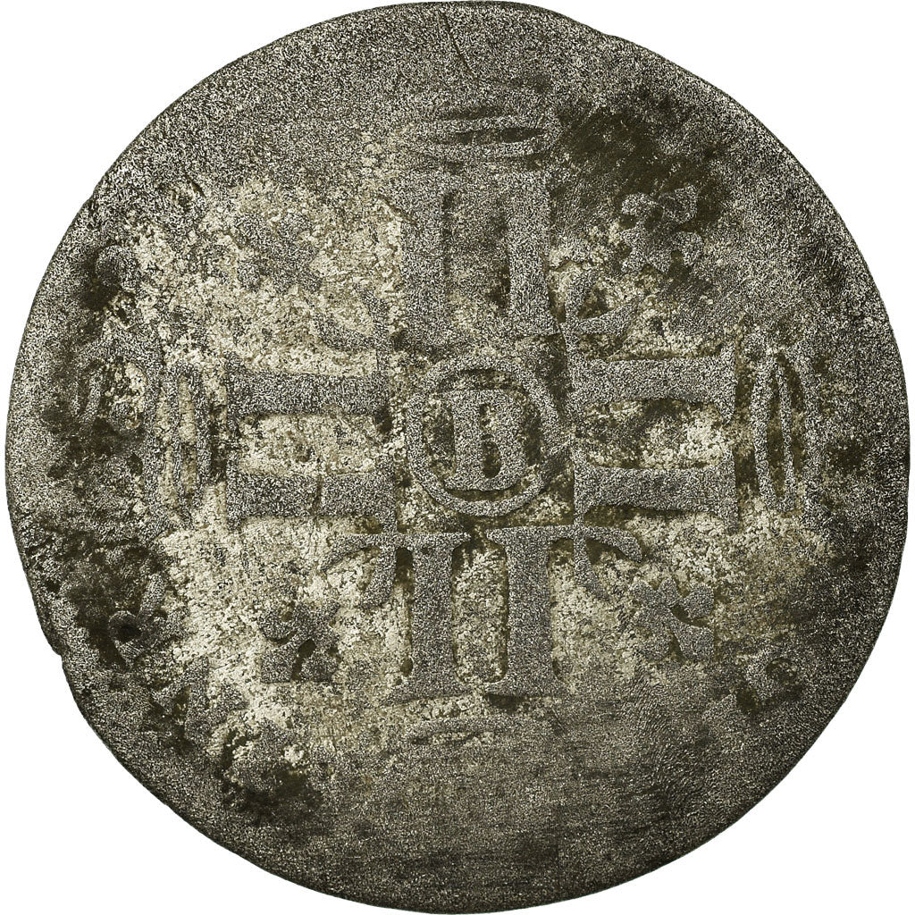 Coin, France, Louis XIV, Sol de 15 deniers ou quinzain, 15 Deniers, 1693, Rouen