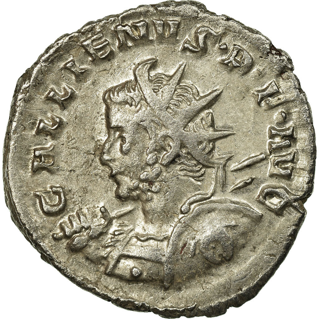 Moneta, Gallienus, Antoninianus, 257-258, Trier or Cologne, AU(50-53), Bilon