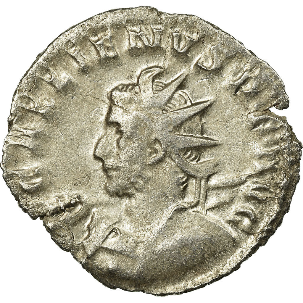 Moeda, Gallienus, Antoninianus, 257-258, Trier or Cologne, EF(40-45), Lingote