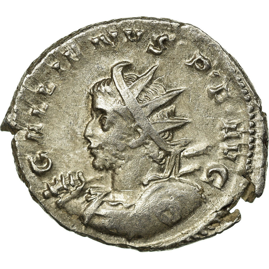 Coin, Gallienus, Antoninianus, 257-258, Trier or Cologne, EF(40-45), Billon