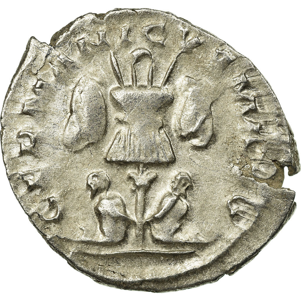 Coin, Gallienus, Antoninianus, 257-258, Trier or Cologne, EF(40-45), Billon