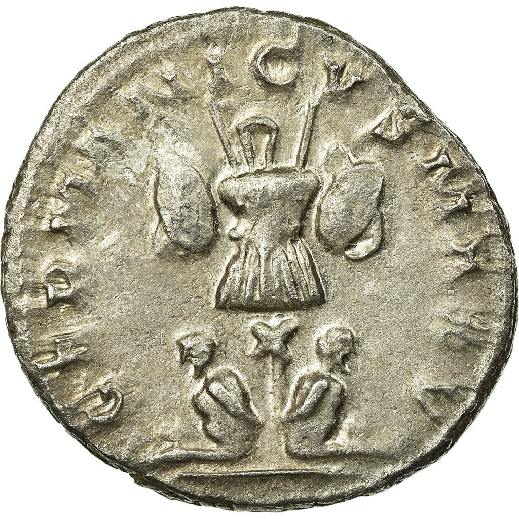Moeda, Gallienus, Antoninianus, 257-258, Trier or Cologne, AU(50-53), Lingote