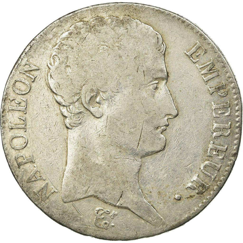 Moneta, Francia, Napoléon I, 5 Francs, AN 13, Paris, B+, Argento, KM:662.1