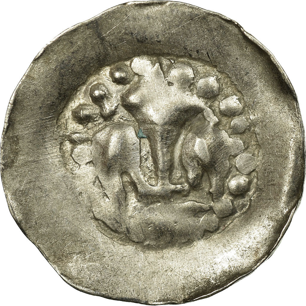 Münze, Frankreich, Pfennig, Strasbourg, S+, Silber, Boudeau:1329