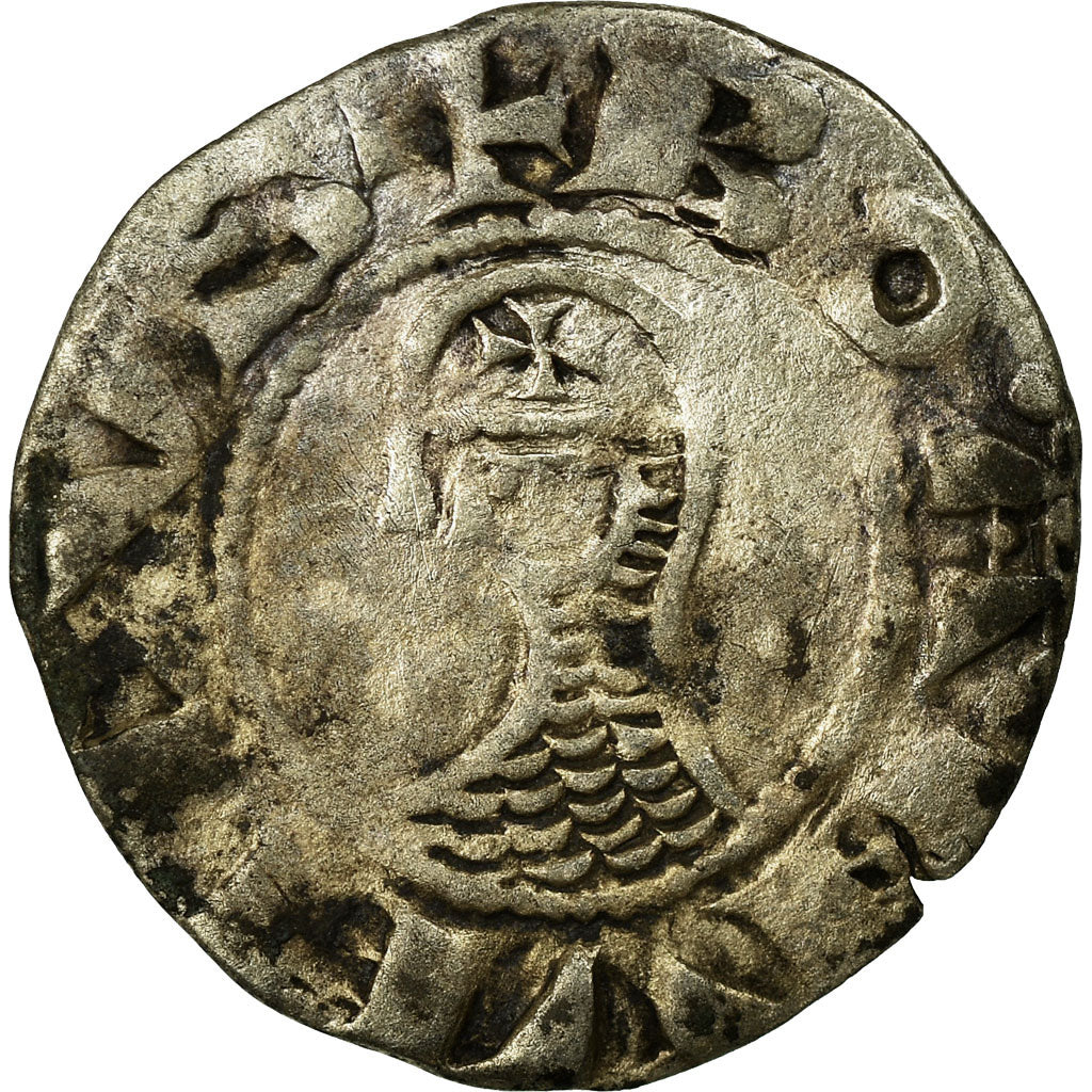 Coin, Turkey, Crusader States, Denier, 1163-1201, Antioch, VF(30-35), Billon