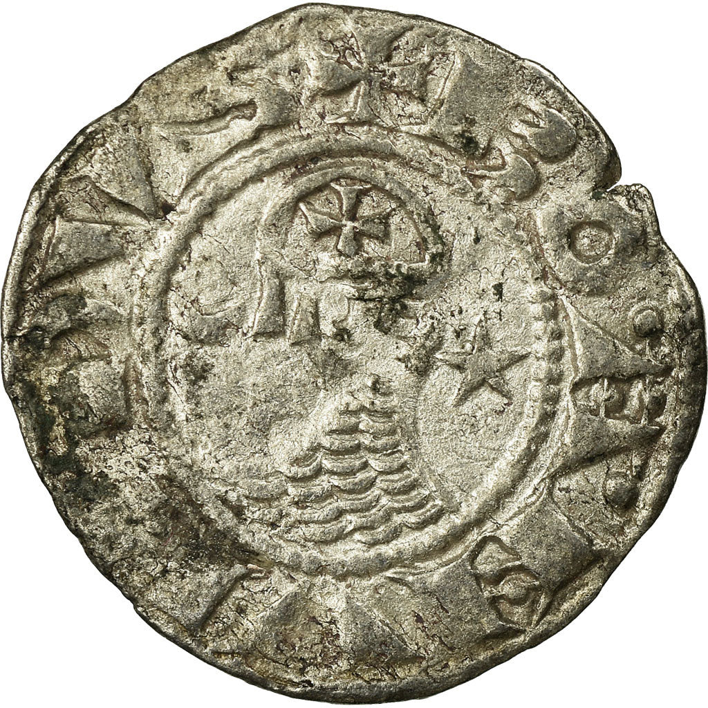 Coin, Turkey, Crusader States, Denier, 1163-1201, Antioch, EF(40-45), Billon