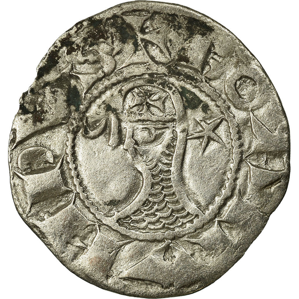 Coin, Turkey, Crusader States, Denier, 1163-1201, Antioch, AU(50-53), Billon