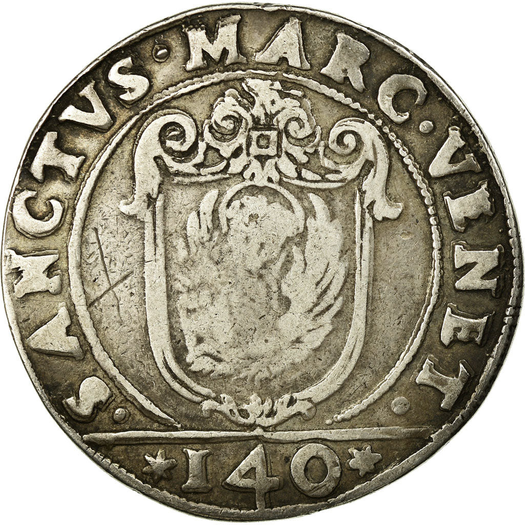 Moneta, STATI ITALIANI, Francesco Erizzo, Scudo, 140 Soldi, Venezia, BB, Argento