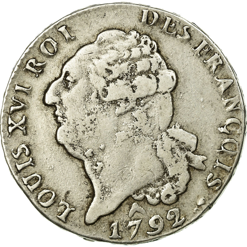 Coin, France, Écu de 6 livres françois, ECU, 6 Livres, 1792, Orléans