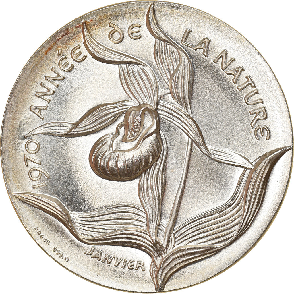 Suisse, Médaille, Année de la Nature, Janvier, Martin-Pêcheur, Fauna, 1970