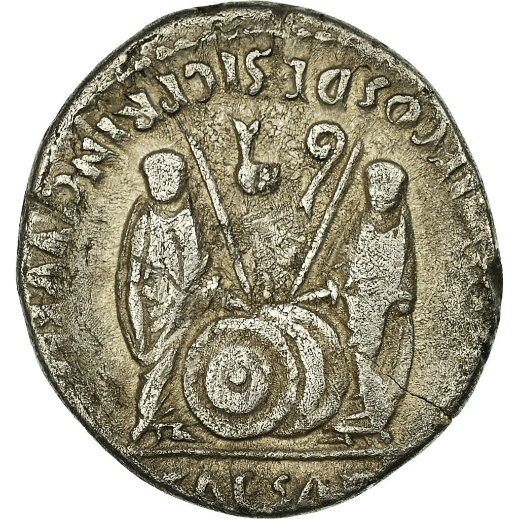 Coin, Augustus, Denarius, 1-12, Rome, VF(20-25), Silver, RIC:208