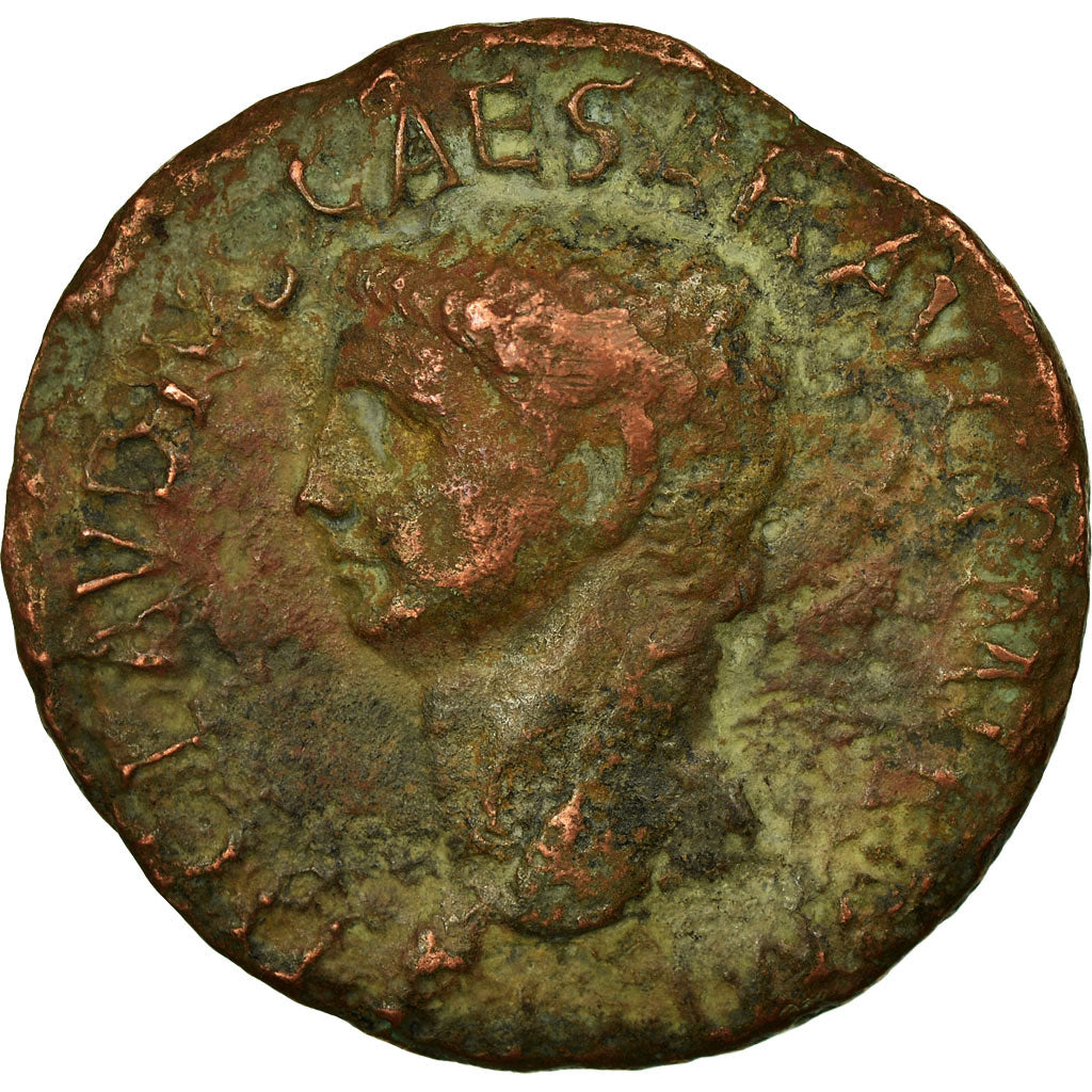Coin, Claudius, As, 42, Rome, F(12-15), Copper, RIC:100