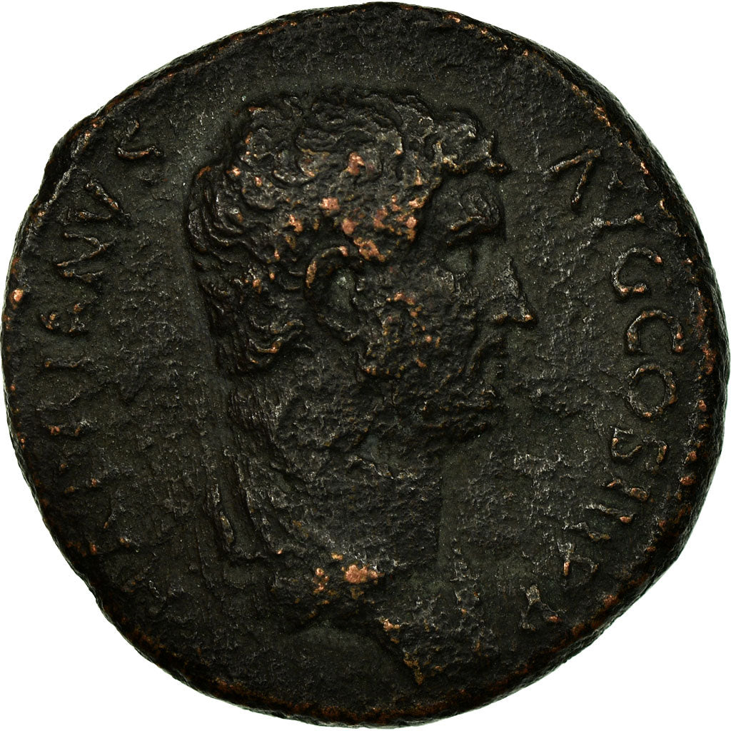 Coin, Hadrian, As, Roma, VF(30-35), Copper