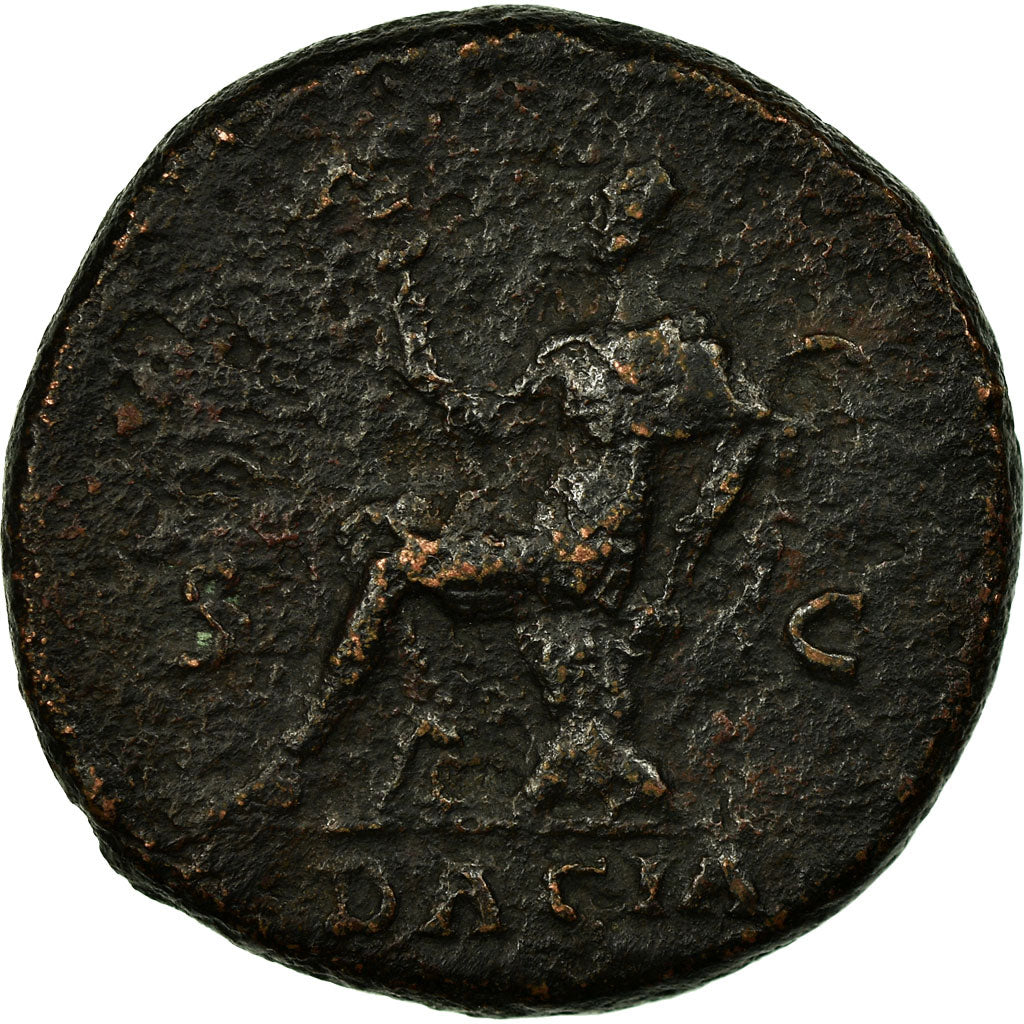 Coin, Hadrian, As, Roma, VF(30-35), Copper