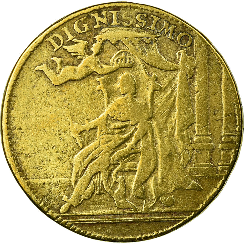 France, Token, Royal, VF(30-35), Brass, Feuardent:13405