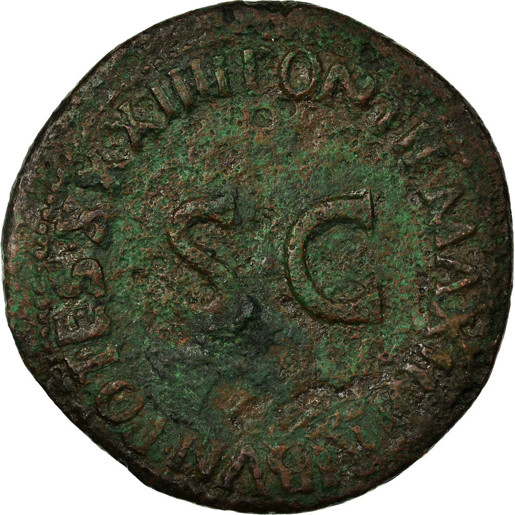 Coin, Tiberius, As, 22-23 AD, Rome, VF(30-35), Copper, RIC:44
