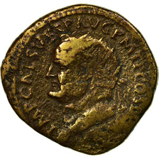 Coin, Vespasian, Dupondius, Roma, VF(20-25), Copper, Cohen:152
