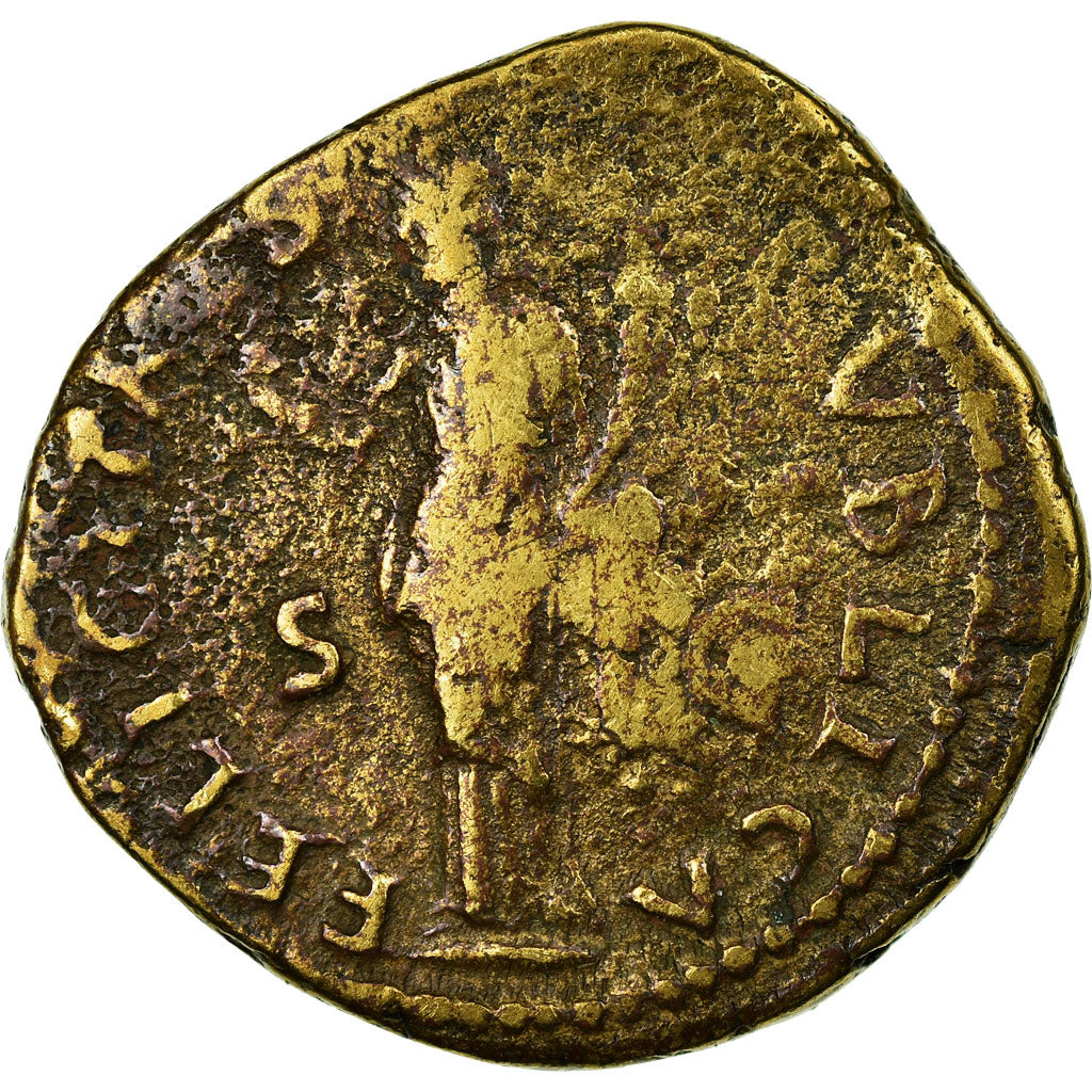 Coin, Vespasian, Dupondius, Roma, VF(20-25), Copper, Cohen:152