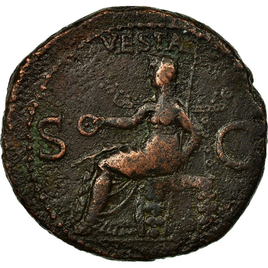 Coin, Germanicus, As, 37-38, Rome, VF(30-35), Bronze, RIC:38