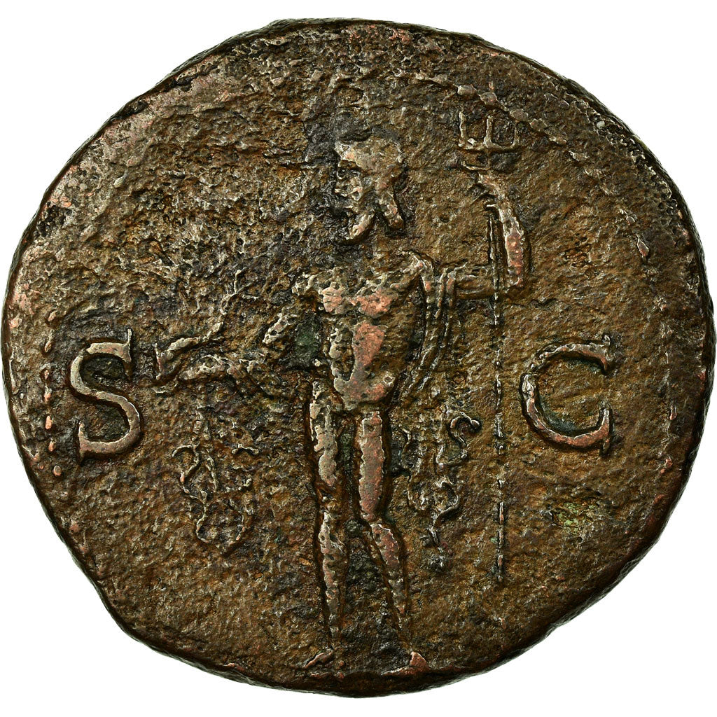 Coin, Agrippa, As, Rome, VF(20-25), Bronze, RIC:58