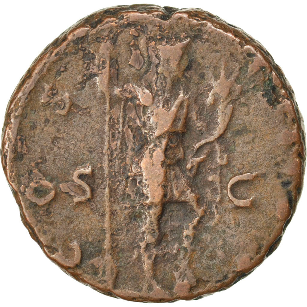 Hadrian, As, VF(30-35), Copper, 10.10