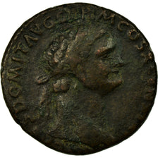 Coin, Domitian, As, 88-89, Rome, VF(20-25), Copper, RIC:650