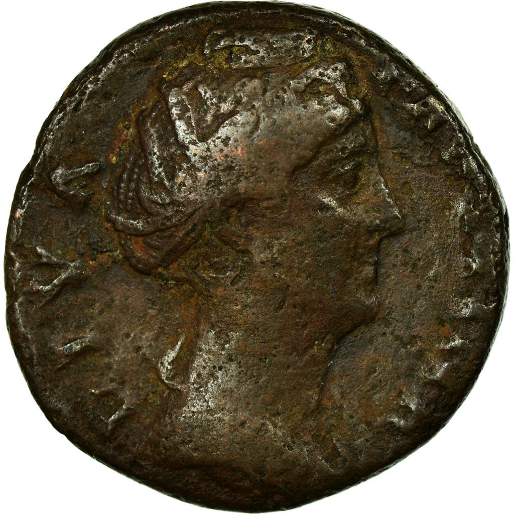 Coin, Faustina I, As, Rome, VF(20-25), Copper