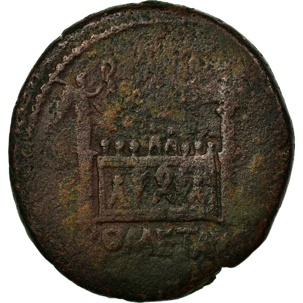 Moneda, Augustus, As, 15-10 BC, Lyon - Lugdunum, BC, Bronce, RIC:230