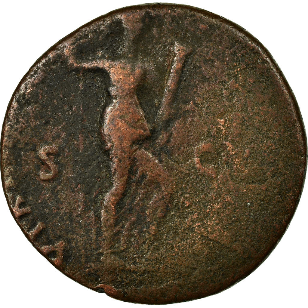 Coin, Domitian, As, 88-89, Rome, F(12-15), Copper, RIC:650
