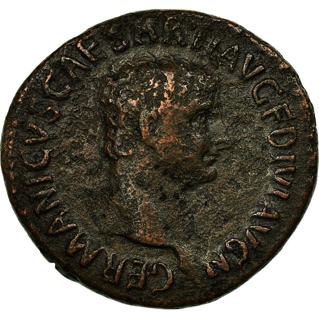 Coin, Germanicus, As, Rome, VF(30-35), Copper, RIC:106