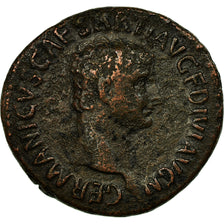 Coin, Germanicus, As, Rome, VF(30-35), Copper, RIC:106