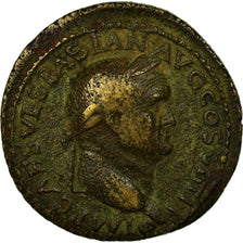 Coin, Vespasian, As, 77-78, Lyon - Lugdunum, VF(30-35), Copper, RIC:1217