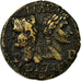 Moneta, Augustus, Dupondius, 27-14 BC, Nîmes, MB, Bronzo, RIC:155