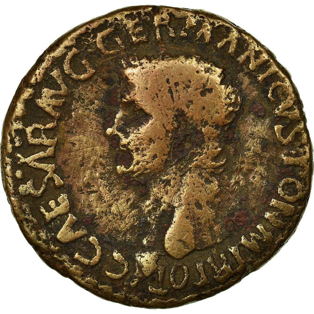 Coin, Germanicus, As, 37-38, Rome, VF(20-25), Bronze, RIC:38