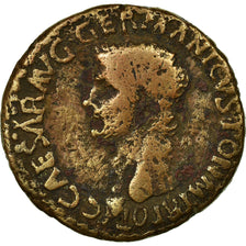 Coin, Germanicus, As, 37-38, Rome, VF(20-25), Bronze, RIC:38
