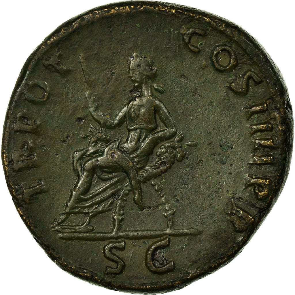 Coin, Trajan, Dupondius, 101, Rome, AU(50-53), Copper, RIC:428
