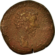 Moneta, Marcus Aurelius, Sestertius, VF(20-25), Miedź, Cohen:562