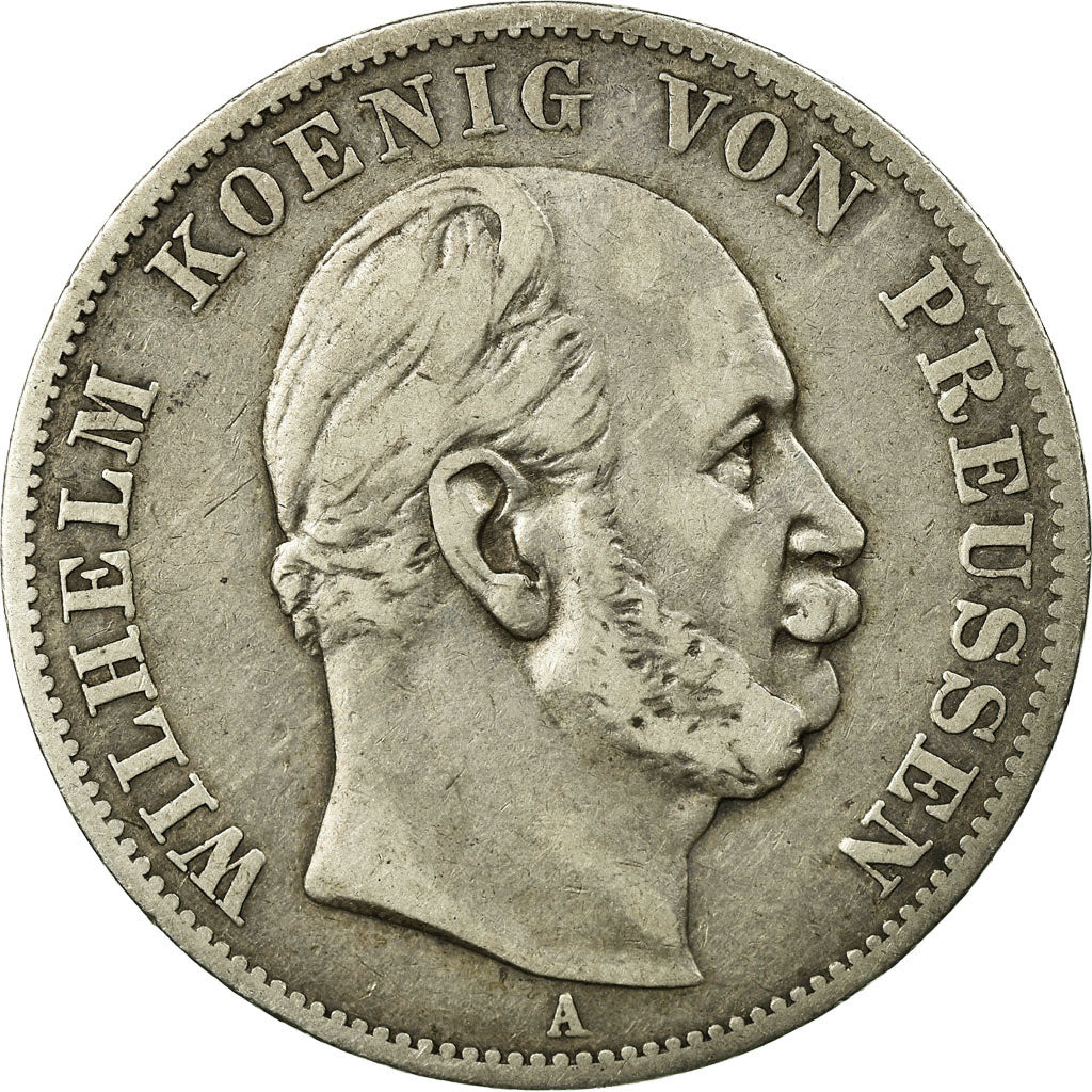 Coin, German States, PRUSSIA, Wilhelm I, Thaler, 1871, Berlin, VF(30-35)