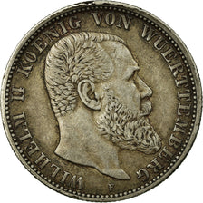 Coin, German States, WURTTEMBERG, Wilhelm II, 2 Mark, 1906, Freudenstadt
