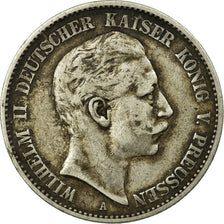 Coin, German States, PRUSSIA, Wilhelm II, 2 Mark, 1898, Berlin, VF(30-35)