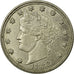 Monnaie, États-Unis, Liberty Nickel, 5 Cents, 1883, U.S. Mint, Philadelphie