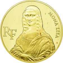 Coin, France, Mona Lisa, 500 Francs, 1993, Paris, MS(63), Gold, KM:1024