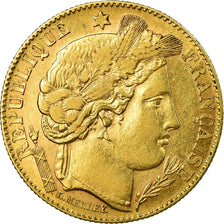 Coin, France, Cérès, 10 Francs, 1899, Paris, EF(40-45), Gold, KM:830