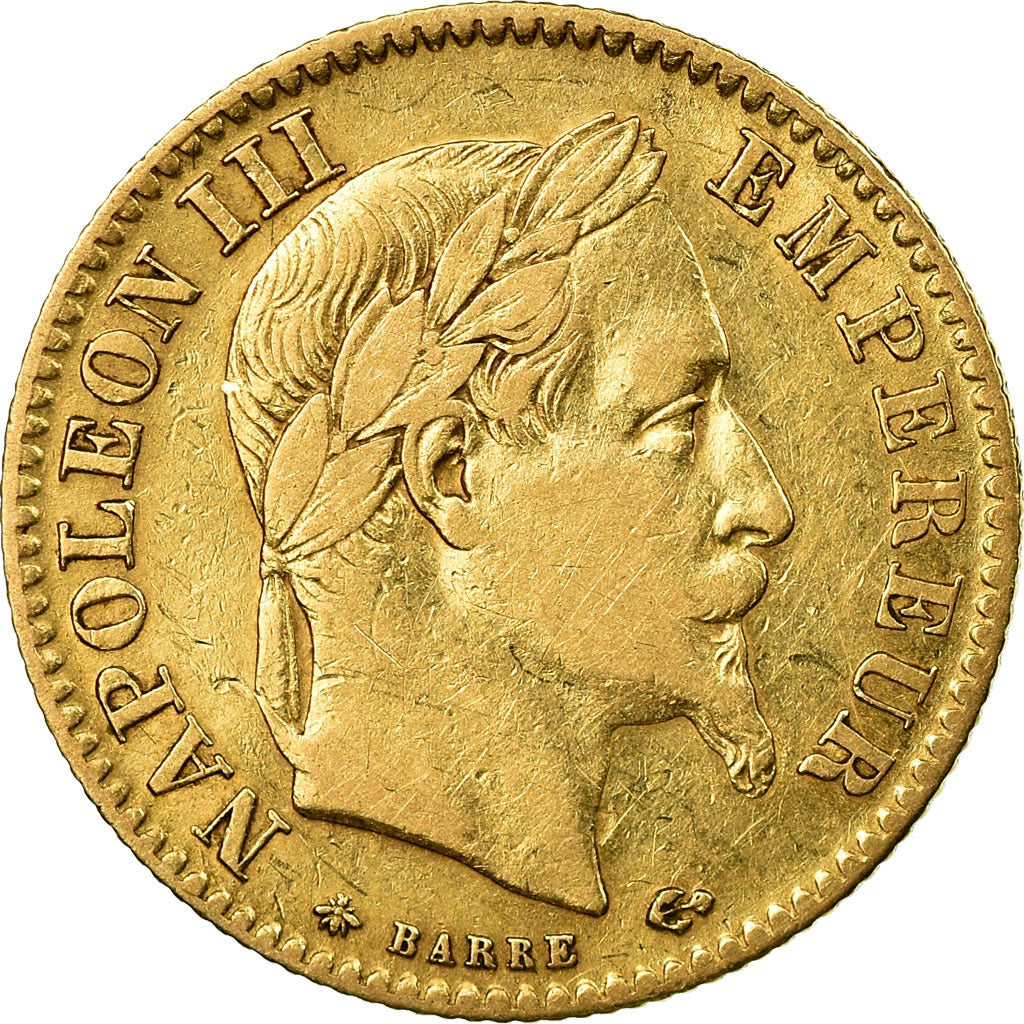 Coin, France, Napoleon III, Napoléon III, 10 Francs, 1868, Paris, VF(30-35)