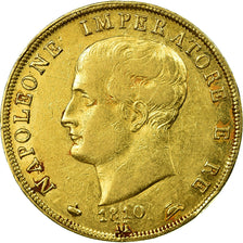 Moeda, ESTADOS ITALIANOS, KINGDOM OF NAPOLEON, Napoleon I, 40 Lire, 1810, Milan