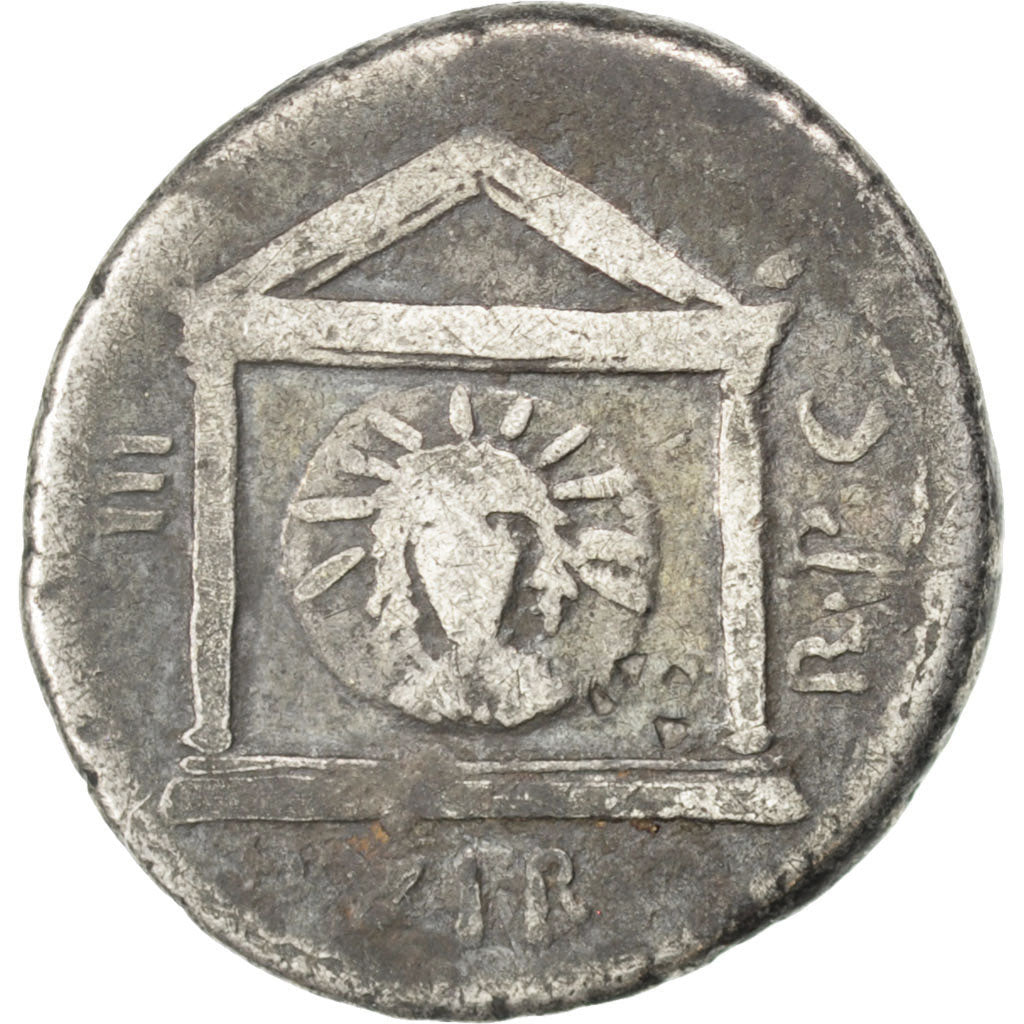 Marcus Antonius, Denarius, VF(30-35), Silver, Cohen #12, 3.50