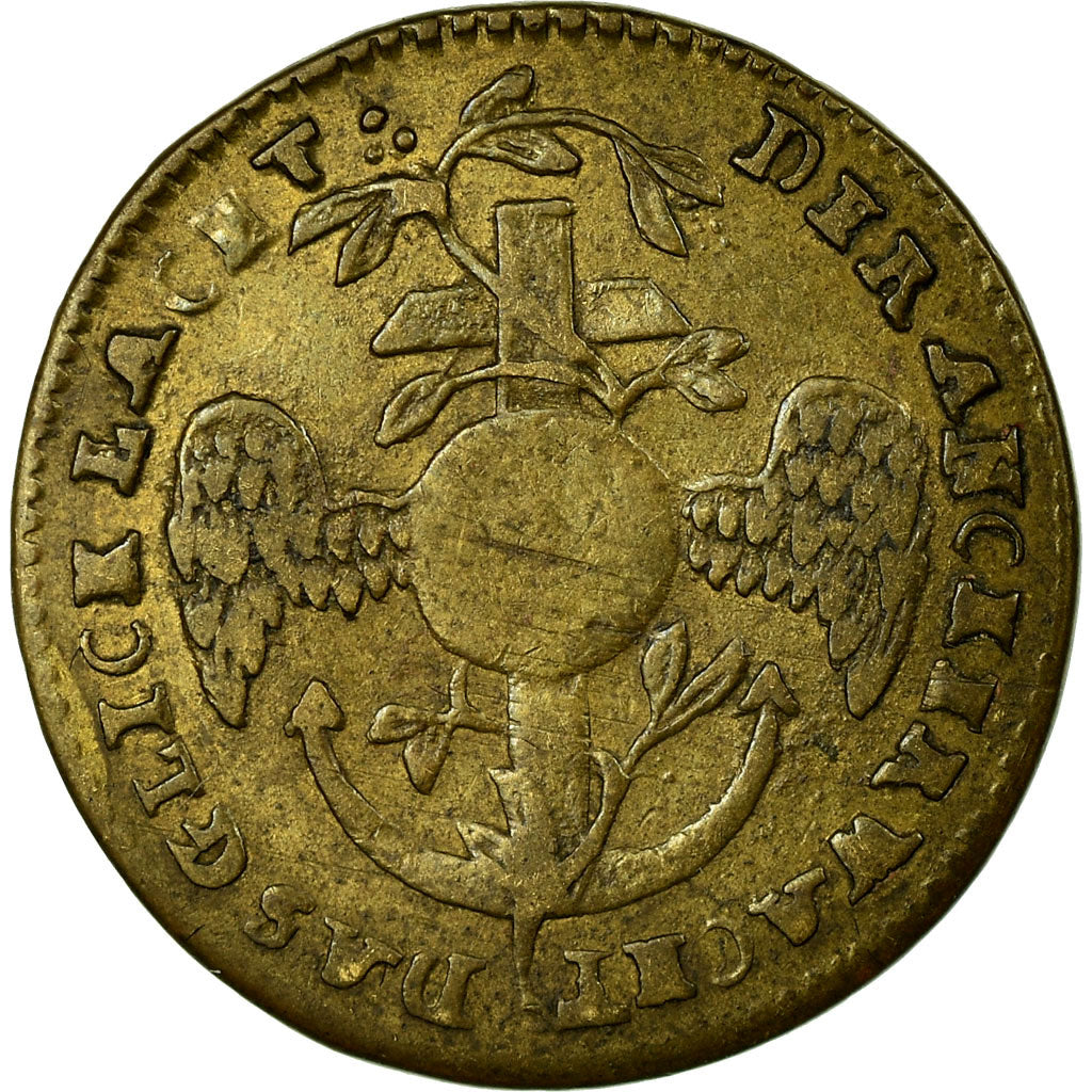 Austria, Token, Louis XVI, History, VF(20-25), Brass