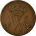 Coin, Netherlands, William I, Cent, 1822, VF(30-35), Copper, KM:47