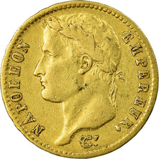 Moneta, Francia, Napoléon I, 20 Francs, 1811, Paris, MB+, Oro, KM:695.1